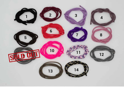 BeautifulGifts - Hundehalsband für kleine und große Hunde geeignet, Paracord "Grafen", auch mit Metall-Klickverschluss Rose / Kunststoff erhältlich